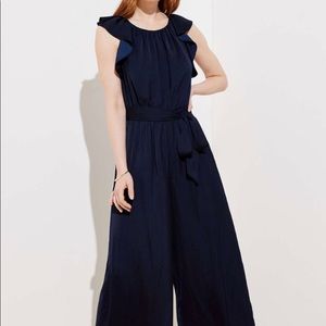 LOFT dark blue jumpsuit (xs)